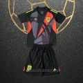 Camiseta Espana Portero Nino Eurocopa 2024 Negro