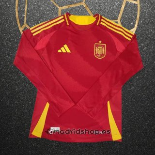 Camiseta Espana Primera Manga Larga Eurocopa 2024