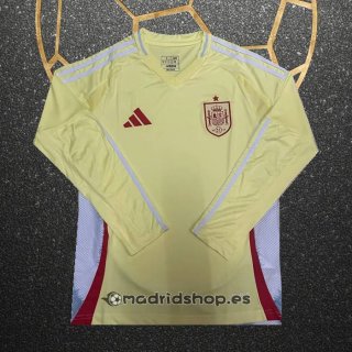 Camiseta Espana Segunda Manga Larga Eurocopa 2024