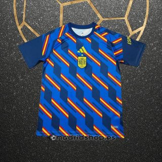 Camiseta Pre Partido del Espana 2026 Azul