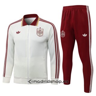 Chandal de Chaqueta del Espana Nino 26-27 Crema