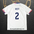 Camiseta Estados Unidos Jugador Dest Primera 2024