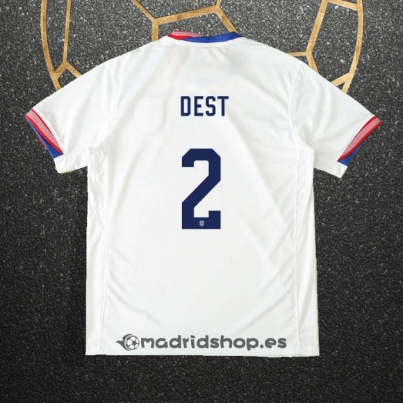 Camiseta Estados Unidos Jugador Dest Primera 2024