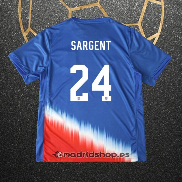 Camiseta Estados Unidos Jugador Sargent Segunda 2024