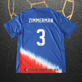 Camiseta Estados Unidos Jugador Zimmerman Segunda 2024