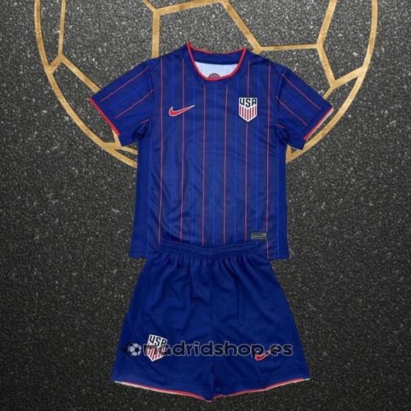 Camiseta Estados Unidos Segunda Nino 2025