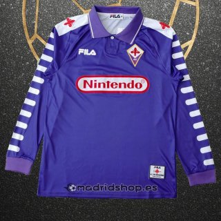 Camiseta Fiorentina Primera Manga Larga Retro 1998-1999