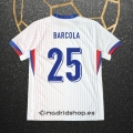 Camiseta Francia Jugador Barcola Segunda Eurocopa 2024