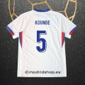 Camiseta Francia Jugador Kounde Segunda Eurocopa 2024