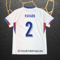 Camiseta Francia Jugador Pavard Segunda Eurocopa 2024