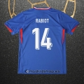Camiseta Francia Jugador Rabiot Primera Eurocopa 2024