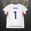 Camiseta Francia Jugador Samba Segunda Eurocopa 2024