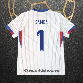 Camiseta Francia Jugador Samba Segunda Eurocopa 2024