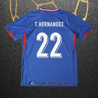 Camiseta Francia Jugador T.Hernandez Primera Eurocopa 2024