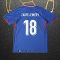 Camiseta Francia Jugador Zaire-Emery Primera Eurocopa 2024