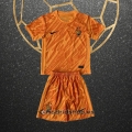 Camiseta Francia Portero Nino Eurocopa 2024 Naranja