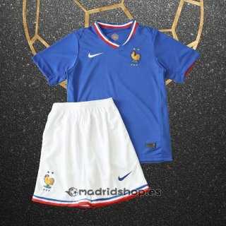 Camiseta Francia Primera Nino Eurocopa 2024
