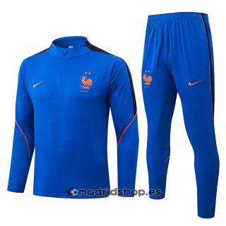 Chandal de Sudadera del Francia 26-27 Azul