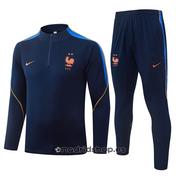 Chandal de Sudadera del Francia Nino 2026-27 Azul