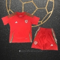 Camiseta Gales Primera Nino Eurocopa 2024