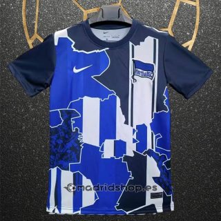 Camiseta Pre Partido del Hertha BSC 24-25 Azul