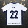 Camiseta Inglaterra Jugador Gomez Primera Eurocopa 2024