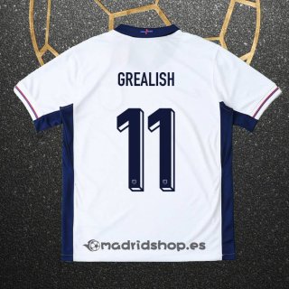 Camiseta Inglaterra Jugador Grealish Primera Eurocopa 2024