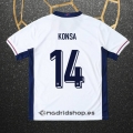 Camiseta Inglaterra Jugador Konsa Primera Eurocopa 2024