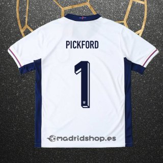 Camiseta Inglaterra Jugador Pickford Primera Eurocopa 2024