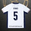Camiseta Inglaterra Jugador Stones Primera Eurocopa 2024
