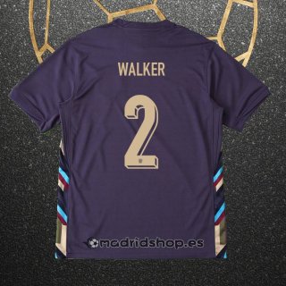 Camiseta Inglaterra Jugador Walker Segunda Eurocopa 2024