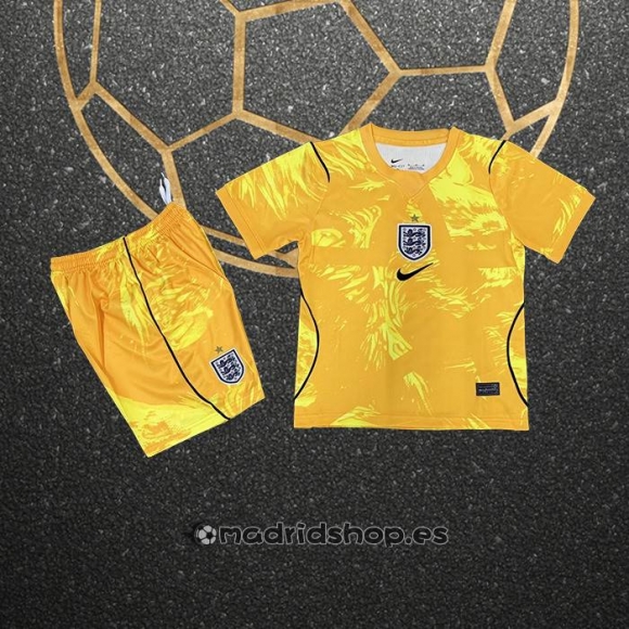 Camiseta Inglaterra Portero Cuarto Nino 2026
