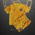 Camiseta Inglaterra Portero Nino Eurocopa 2024 Amarillo