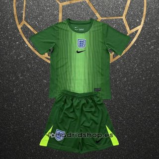 Camiseta Inglaterra Portero Nino 2025 Verde