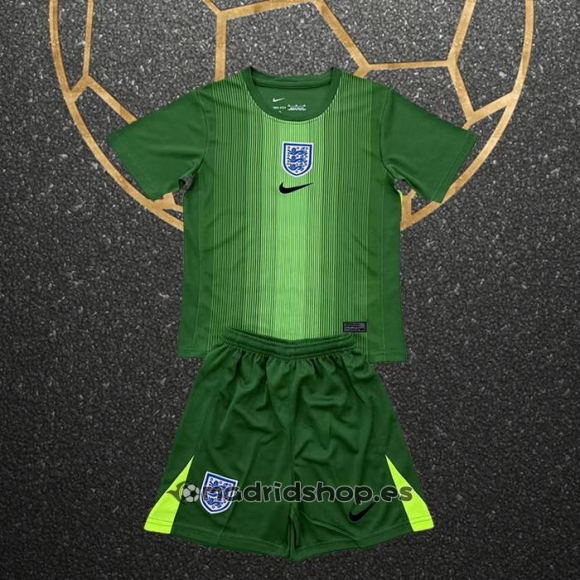 Camiseta Inglaterra Portero Nino 2025 Verde