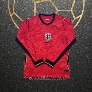 Camiseta Inglaterra Segunda Manga Larga 2026