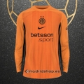 Camiseta Inter Milan Portero Manga Larga 25-26 Naranja