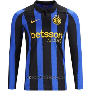 Camiseta Inter Milan Primera Manga Larga 26-27