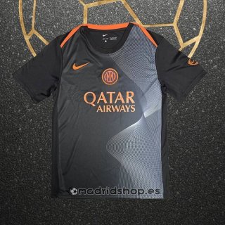 Camiseta Pre Partido del Inter Milan 25-26 Negro