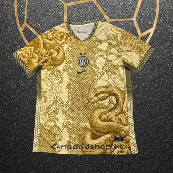Tailandia Camiseta Inter Milan Special 25-26 Oro