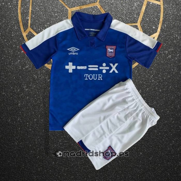 Camiseta Ipswich Town Primera Nino 23-24