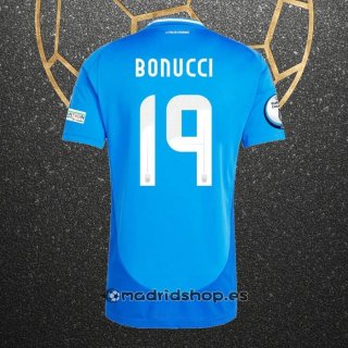 Camiseta Italia Jugador Bonucci Primera Eurocopa 2024