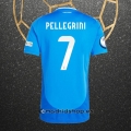 Camiseta Italia Jugador Pellegrini Primera Eurocopa 2024