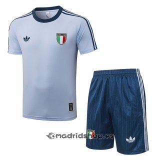 Chandal del Italia Manga Corta 2026-27 Azul - Pantalon Corto