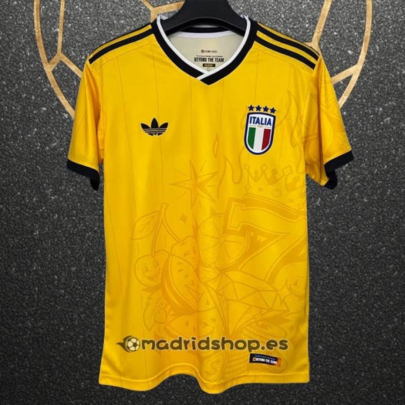 Tailandia Camiseta Italia Special 2025 Amarillo