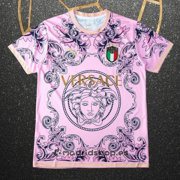 Tailandia Camiseta Italia Versace 23-24 Rosa