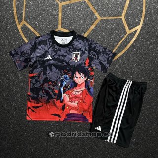 Camiseta Japon Anime Nino 2025-2026 Negro