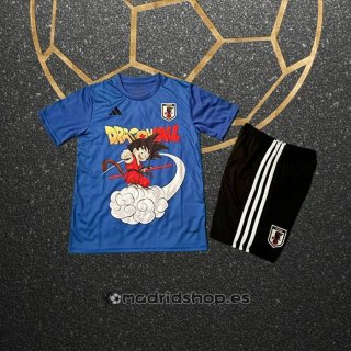 Camiseta Japon Dragon Ball Nino 2025 Azul