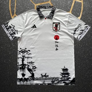 Tailandia Camiseta Japon Anime 2024-2025 Negro y Blanco