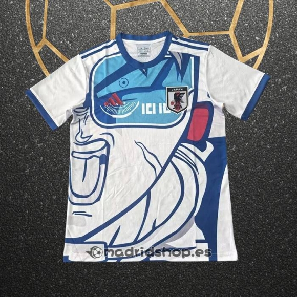 Tailandia Camiseta Japon Anime 25-26 Blanco